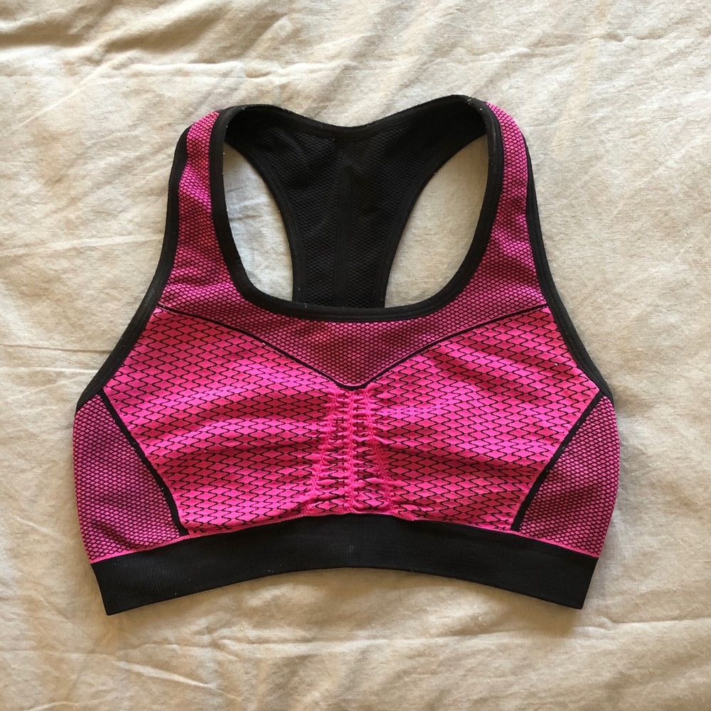 Marc New York Magenta Sports Bra